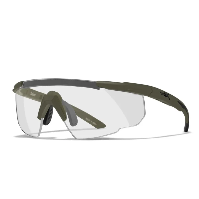 Saber Advanced Smoke/Clear/Rust Matte OD Green Frame 3 Lens set Protective Eyewear - Image 5