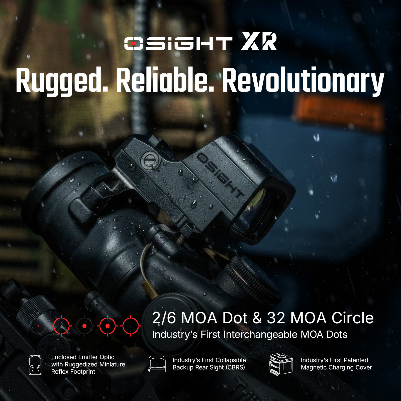 Olight Osight XR Enclosed Red Dot Sight with RMR Footprint - Image 3