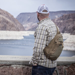 Helikon Tex EDC Sling Backpack - Cordura - Coyote Brown - Image 6